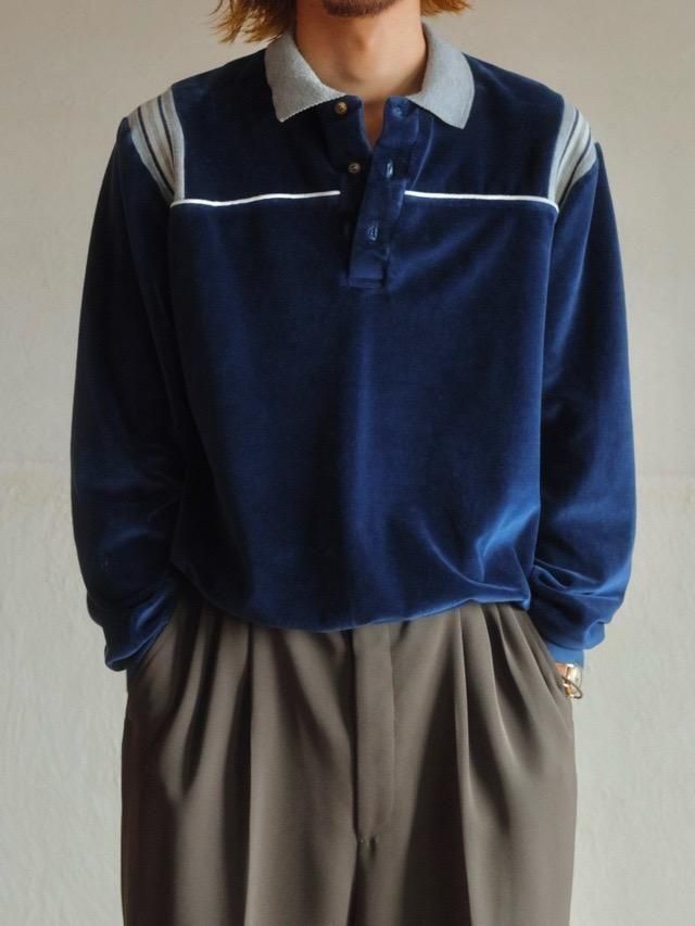 1980's Jantzen Velours Polo Shirt