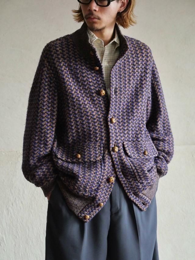 MISSONI A-1 type Wool Mix Knit Jacket