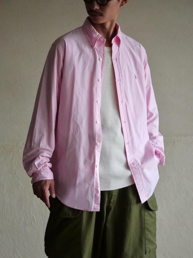 1990s Ralph Lauren Classic Fit Pink Shirt