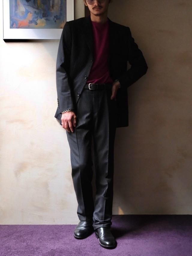 "GUCCI by Tom Ford"
Wool Flannel Stripe Set-up