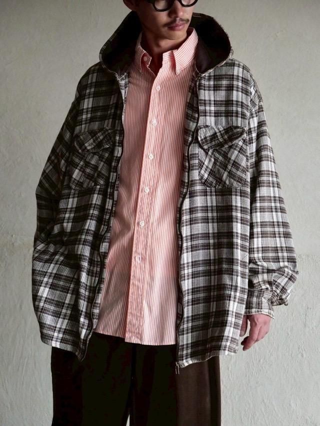 00's ROUTE66 Cotton Check Parka