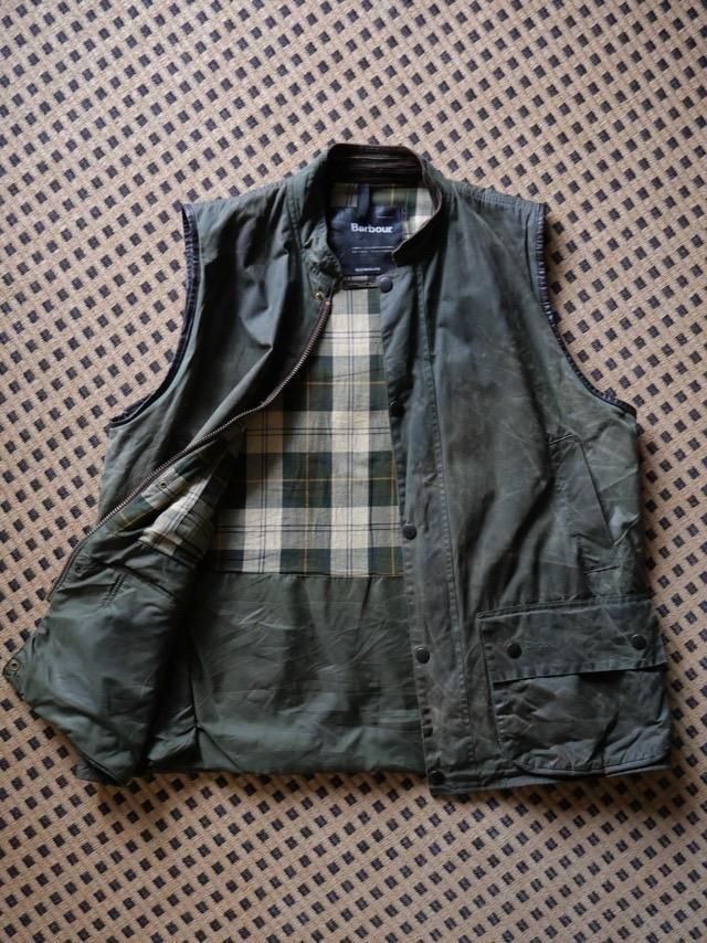 00's Barbour / WEST MORLAND Wax Cotton Vest