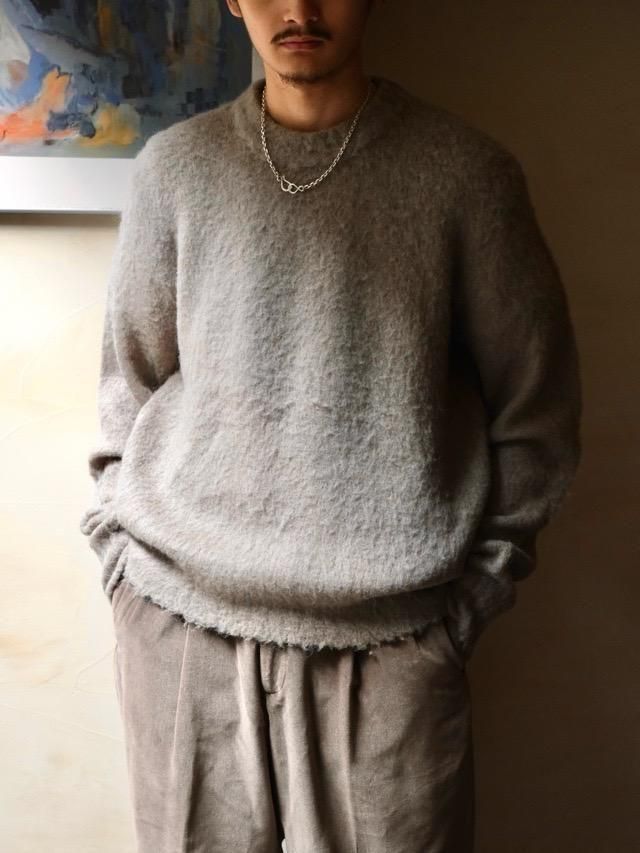 "ami" Baby Alpaca (with mix) Knit Sweater