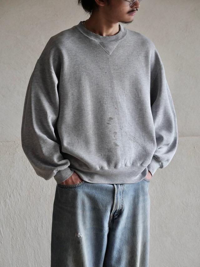 1990s USA Russell Gray Sweat Shirt 