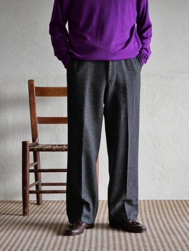 1970's Vintage Woolrich Wool Herringbone Trousers