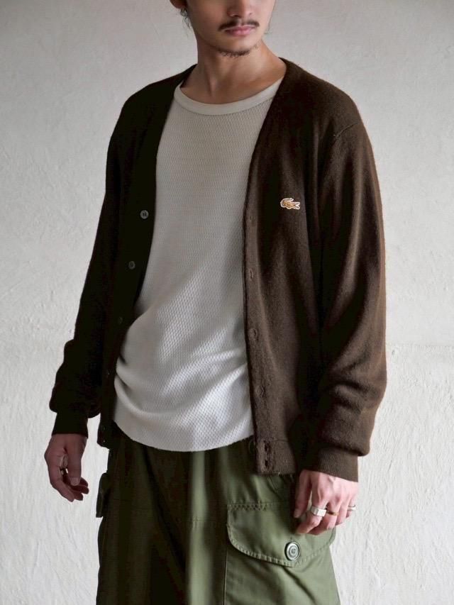 1970's Vintage IZOD LACOSTE Acryl Cardigan
