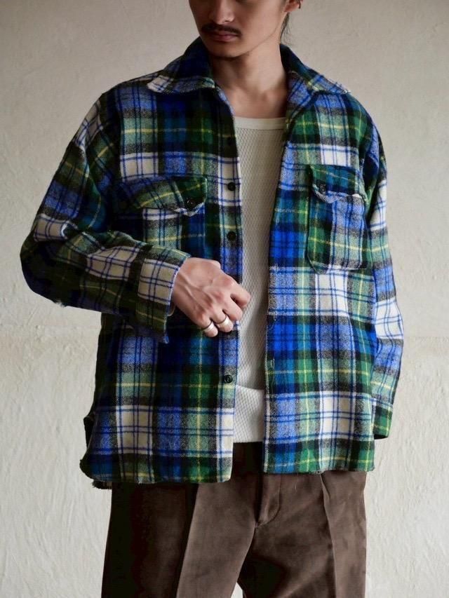 1970's Mountaineer Pure Wool Check Shirt