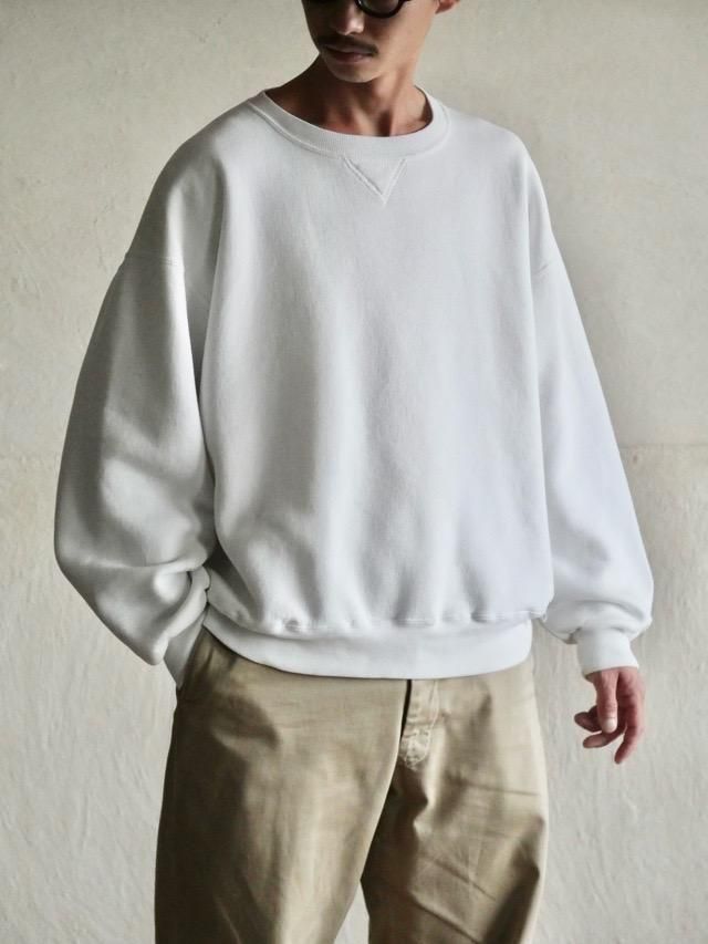 1990s RUSSELL White Sweater, Made in USA