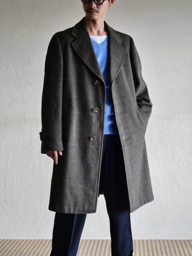 1970's CROMBIE SABELERE  Freedman
Vintage Pure-Wool Chester-Coat