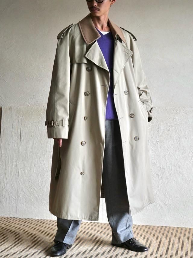 1980&#12316;90's BrooksBrothers Cotton Trench Coat