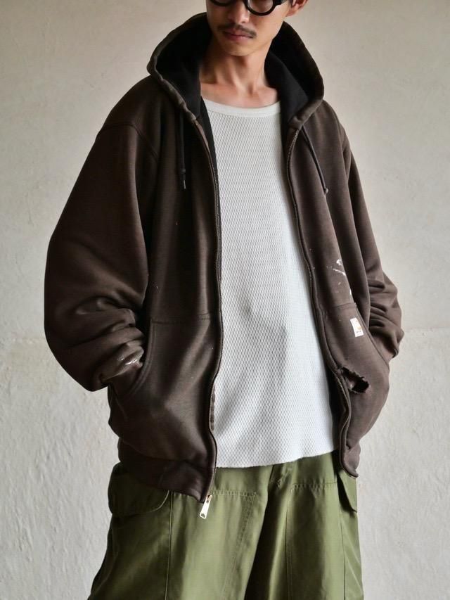 00's Carhartt Paint Zip-up Brown Parka