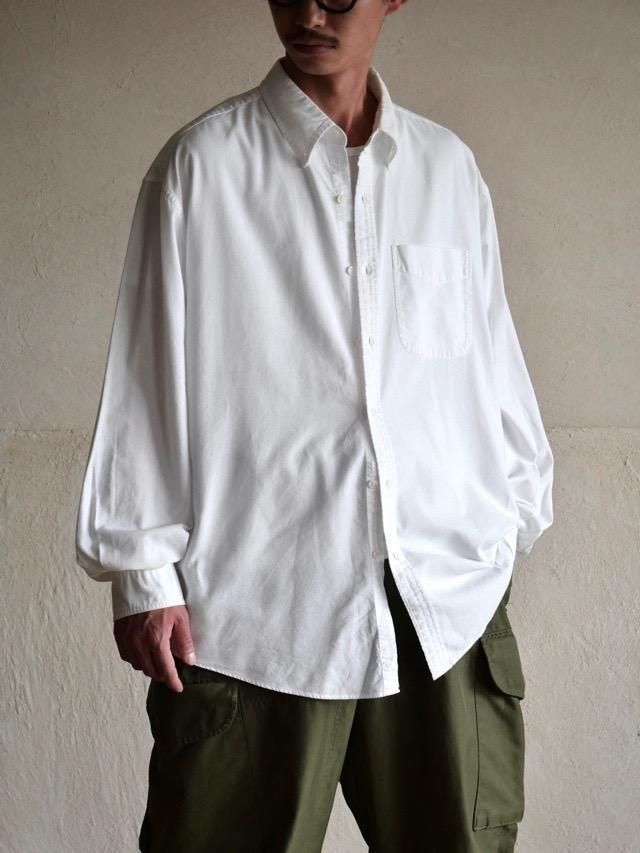 00's L.L.Bean White Oxford Shirt