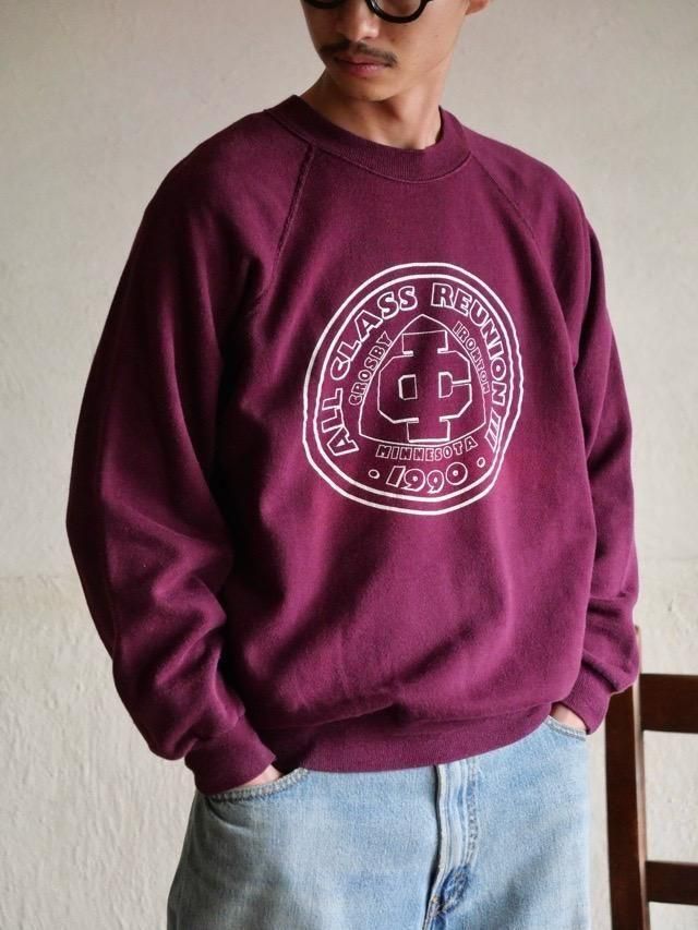 1990s ALL Class Reunion Printed Sweat Shirt 