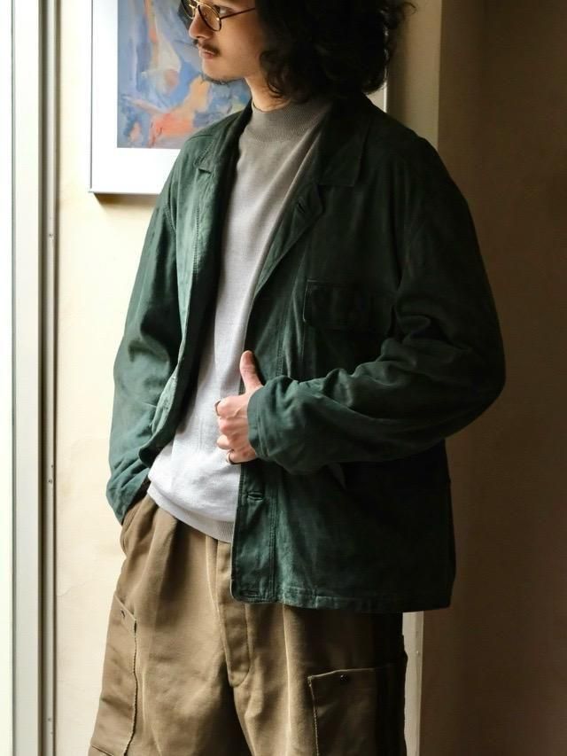 1980's Italian Vintage Goat Suede Coverall-Blazer