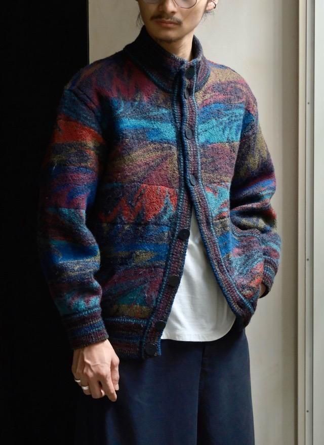1980's MISSONI -Dark Tone- Knit Blouson 