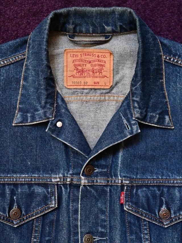~00's Euro Levi's 70503 Denim Tracker Jacket