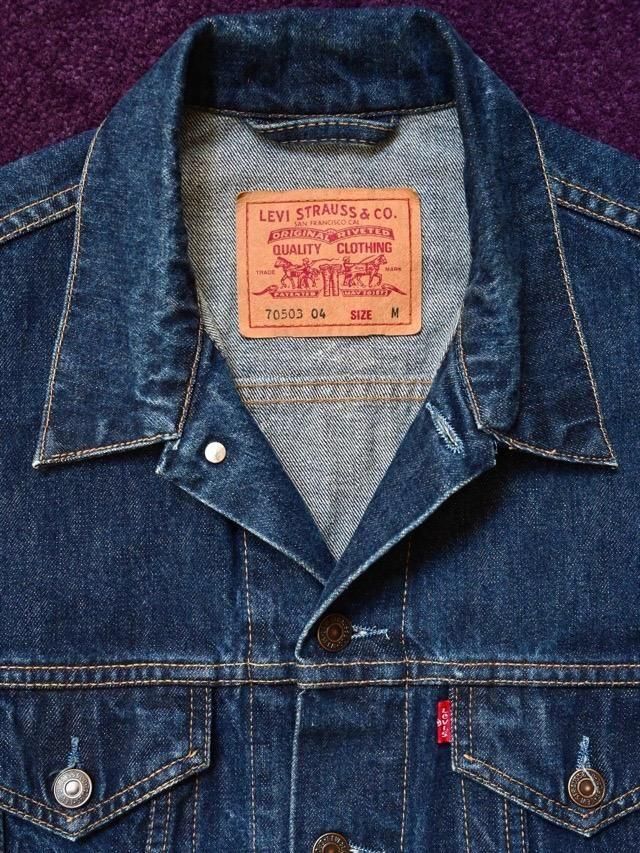 ~00's Euro Levi's 70503 Denim Tracker Jacket