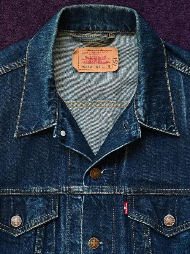 ~00's Euro Levi's 70550 Denim Tracker Jacket