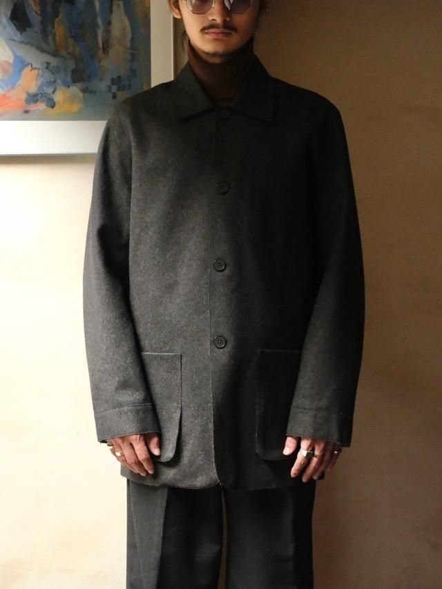 1990's~ PERRY ELLIS Vintage Wool Tailored Coverall Jacket