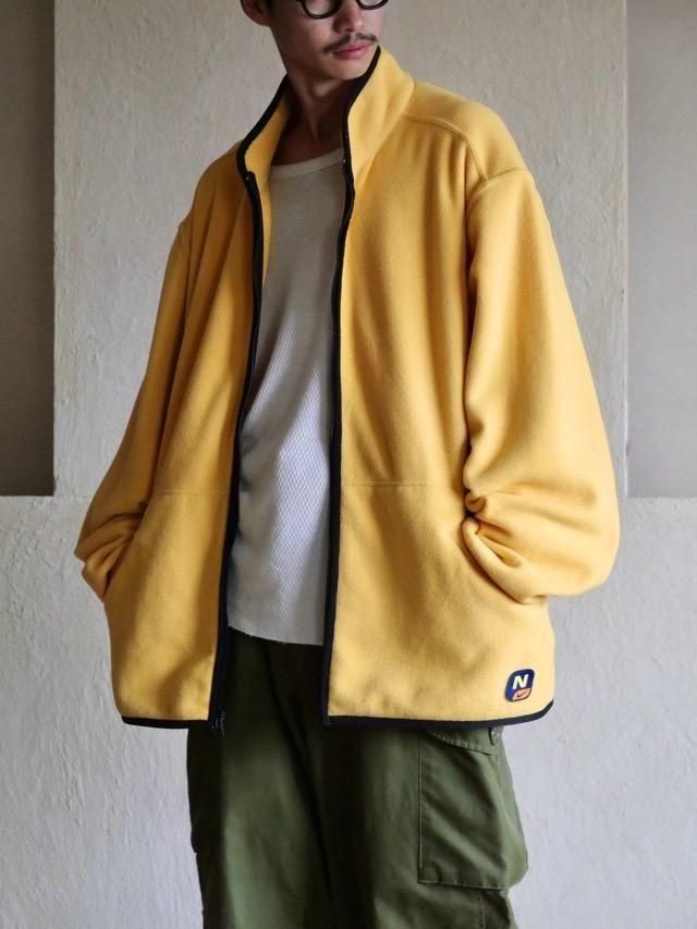 1990s NIKE Yellow Fleece Jacket