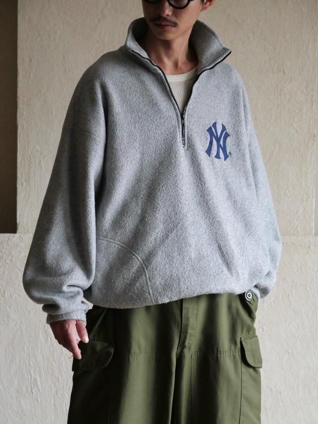 1990s NY Yankees Half-zip Fleece Pullover 