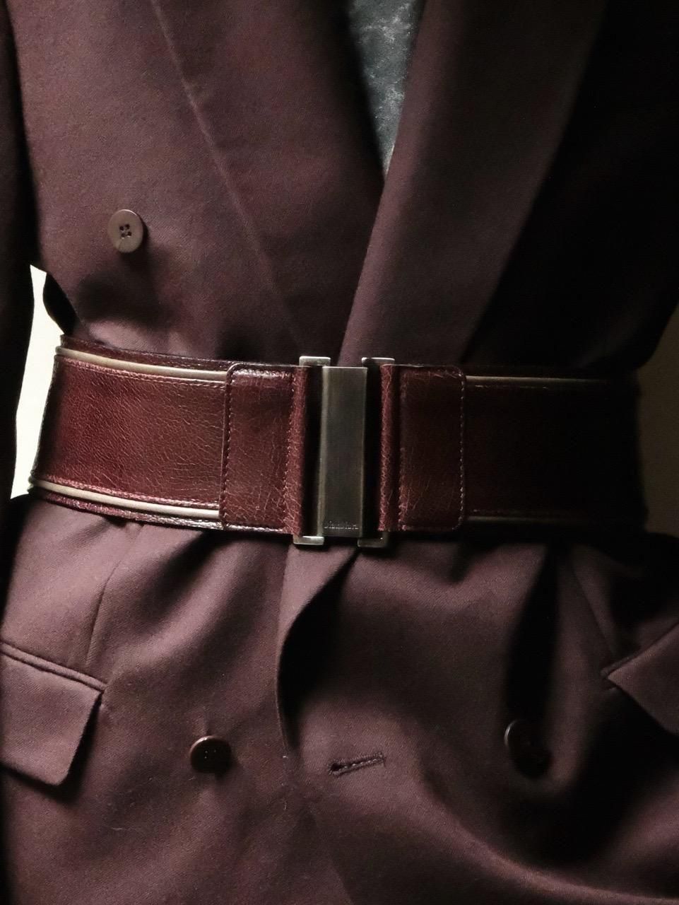 MaxMara Leather Belt, Made in Italy.
