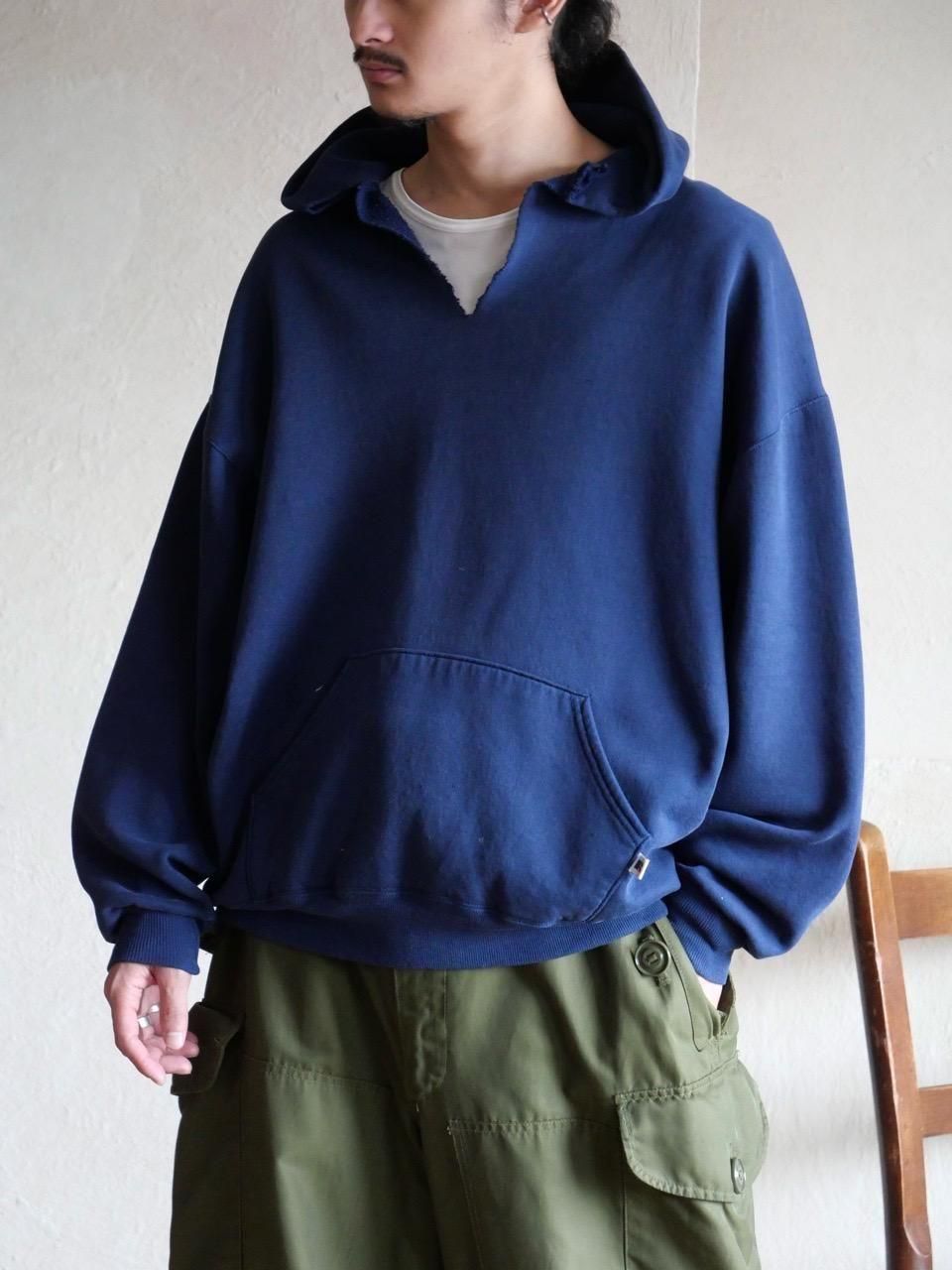 1990's USA Russell Navy Sweat Parka 