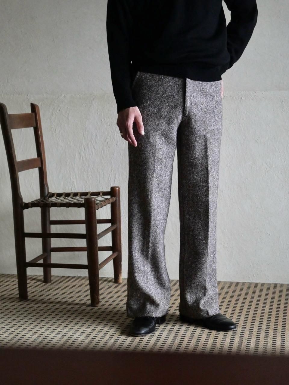 1980's WoolViscose Tweed Trousers