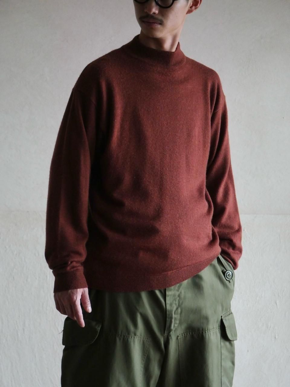 00's New Edition Mock-neck Knit SweaterTerracotta