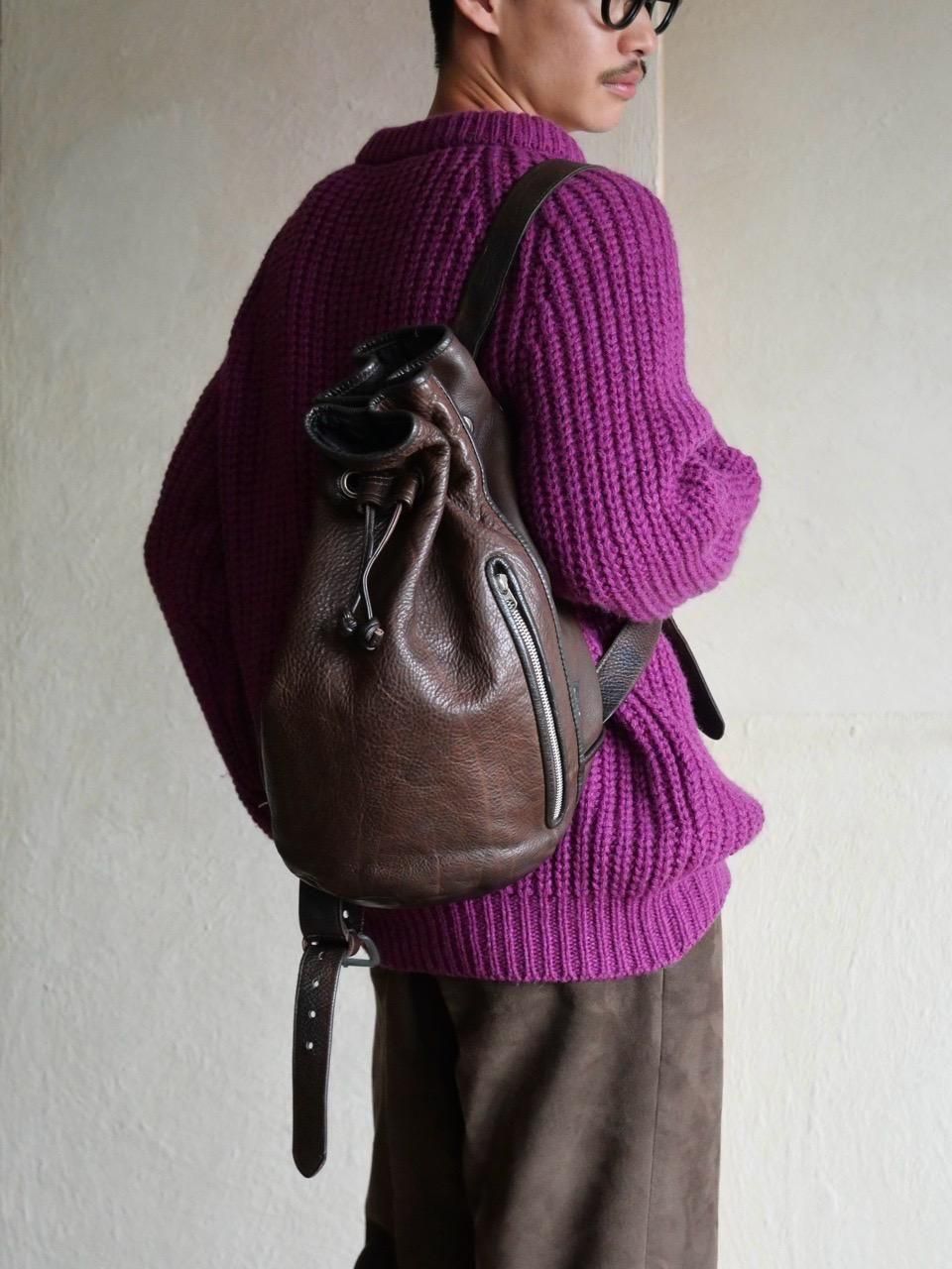 Rugby North America Leather Knapsack, Brown