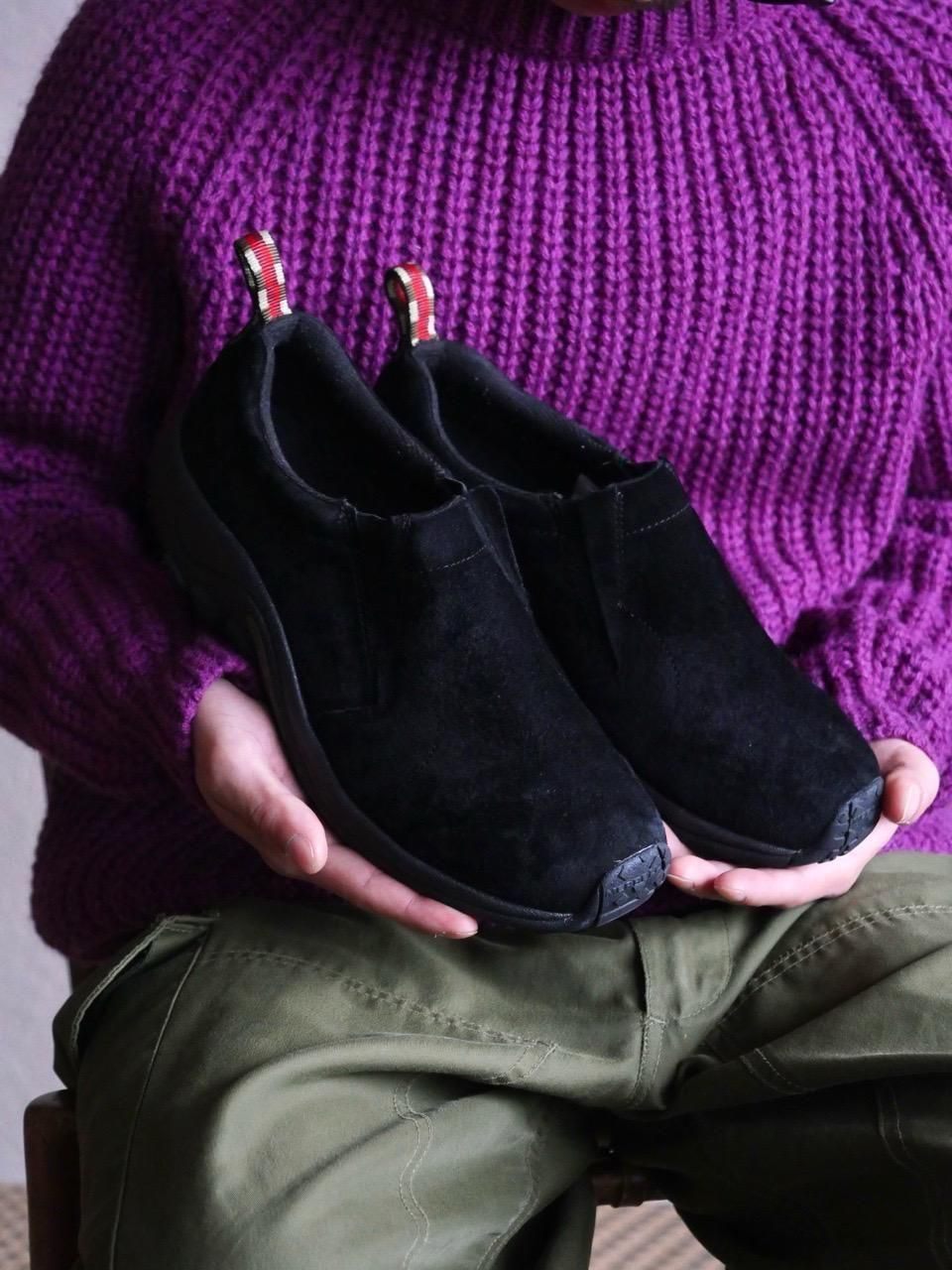 MERRELL Suede Mock Shoes, Black