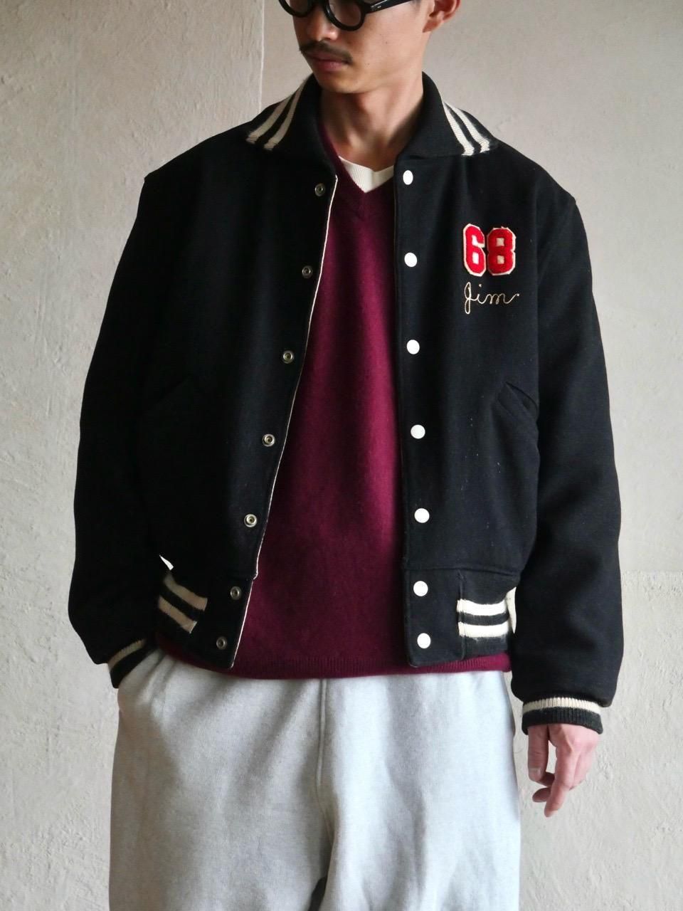 1960s BUTWIN Melton Award Jacket Black