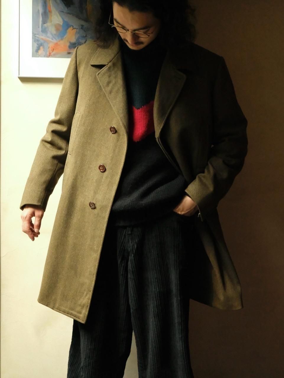 1970's Italian Vintage Wool Gabardine Coat