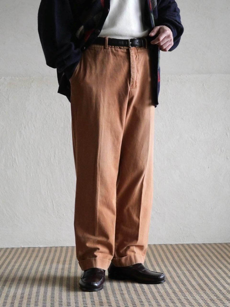 Italian Vintage Chino Trousers, Good Color, Good Fade