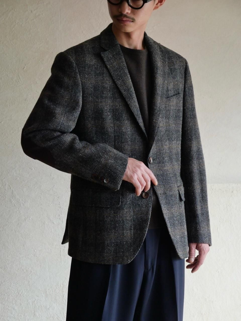 BARUTTI Harris Tweed Jacket with Elbow Patch