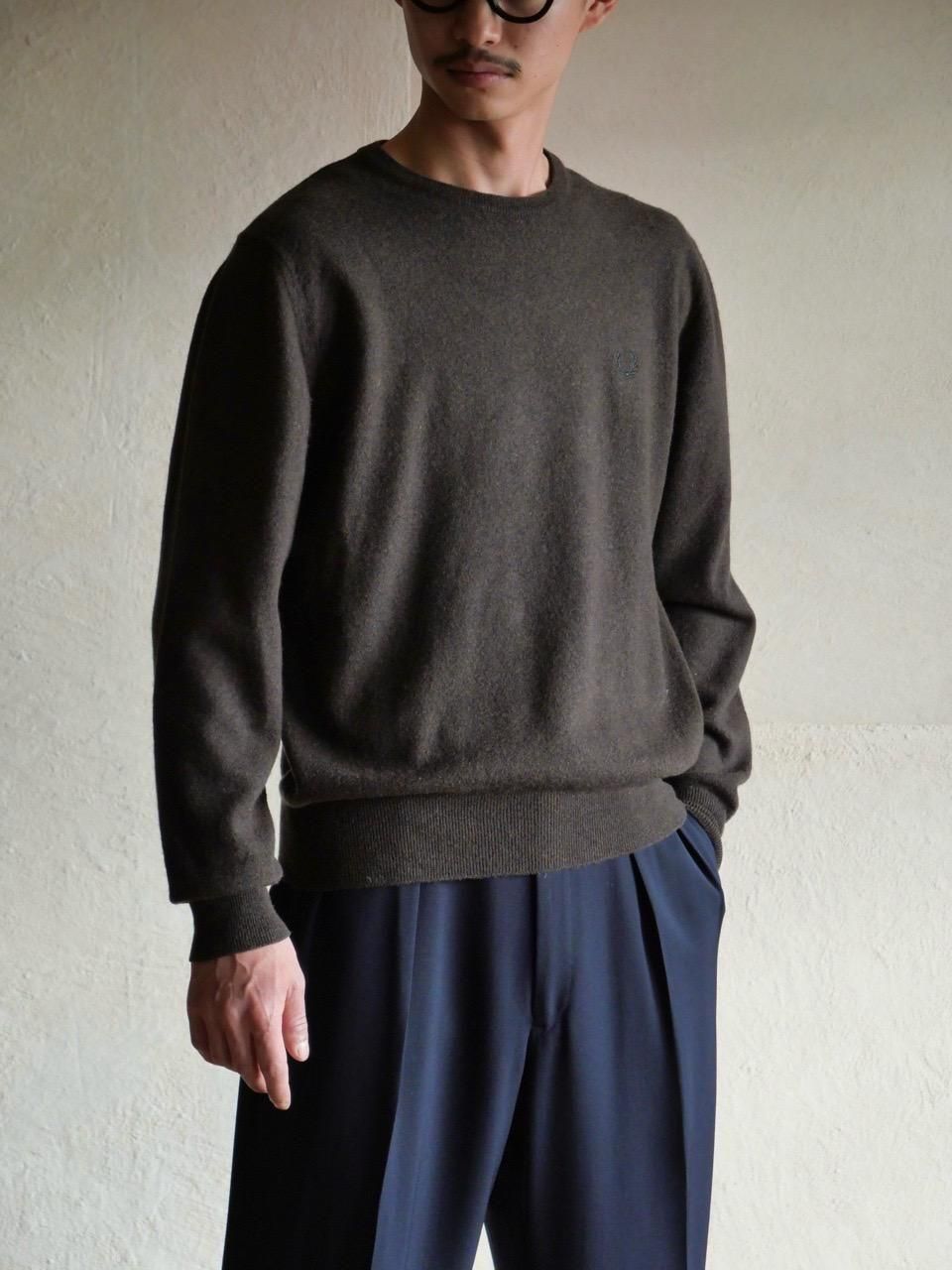 1990~00s Fred Perry Crew-Neck Knit Sweater