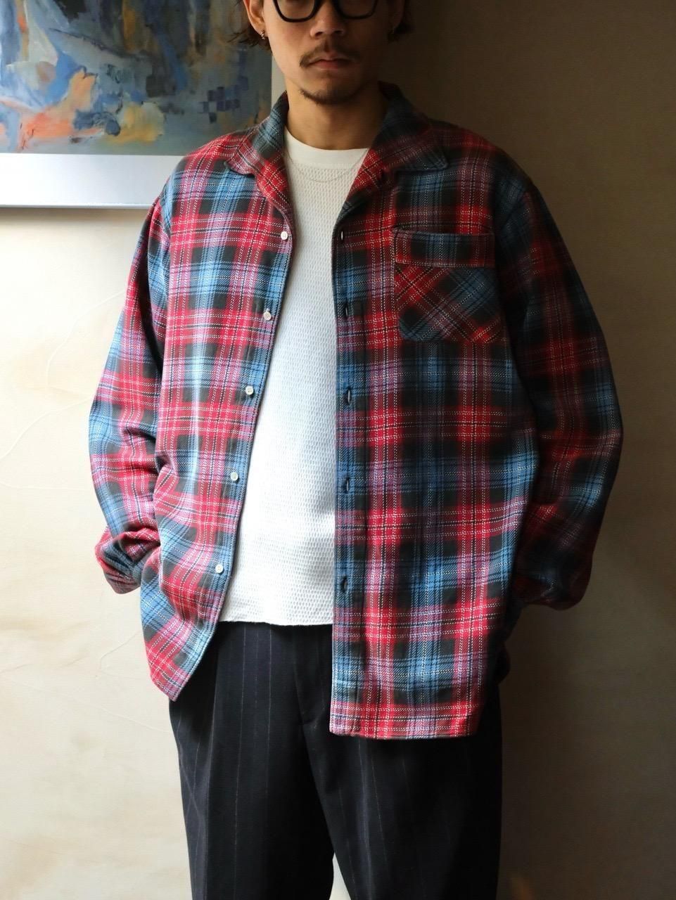 Italian Vintage Heavy Cotton Flannel "Dress" Shirt