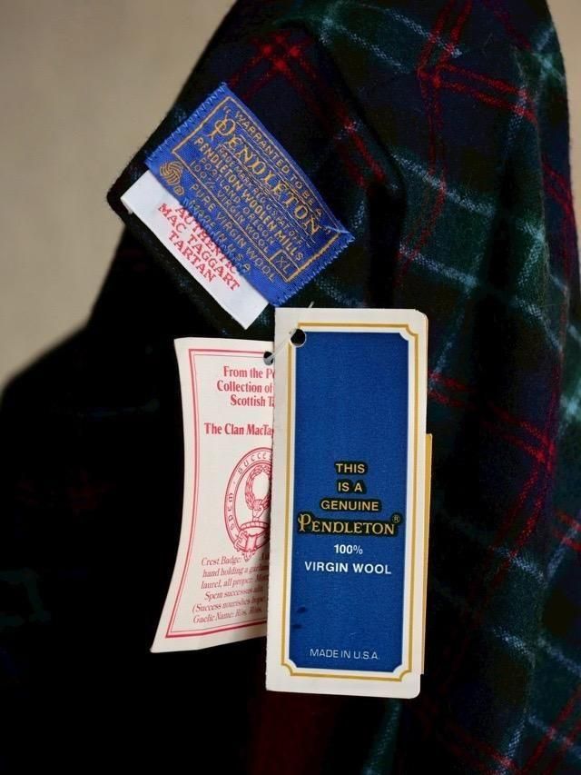 Deadstock
1970's Pendleton Wool
"Authentic Mac Taggart Tartan"