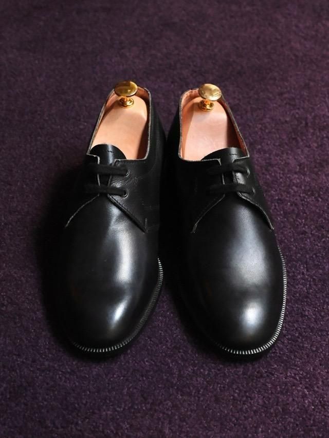 1980's Italian Military Officer Leather Shoes