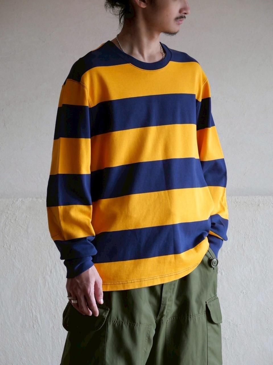 DEADSTOCK J.Crew Border L/S T-Shirt, with Elbow Patch 