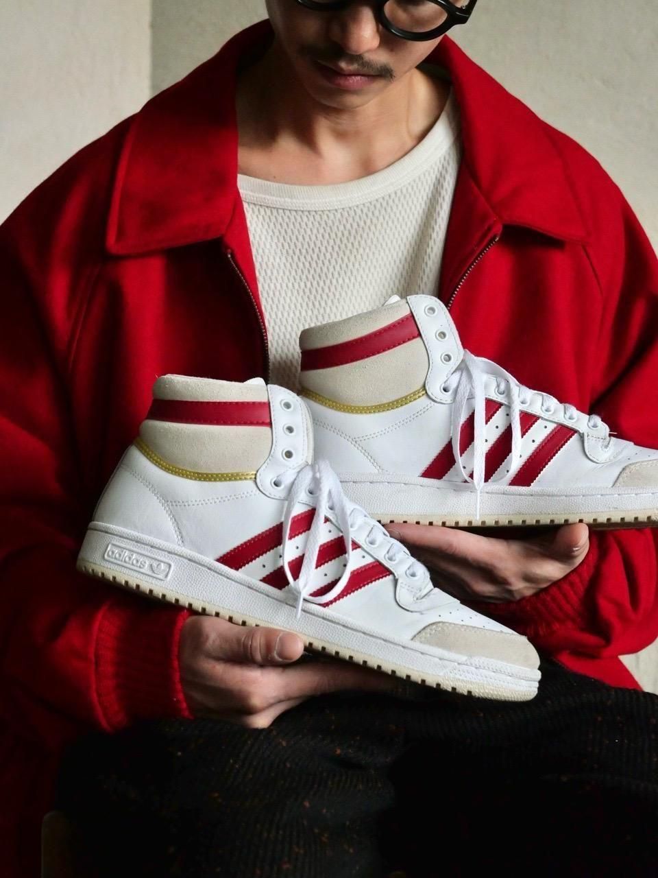 adidas TOP TEN Hi Sneaker WhiteRed
