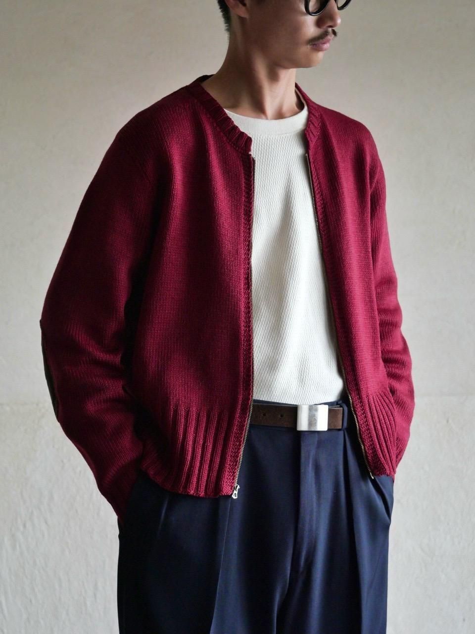 1940's Vintage Wool Zip-up Cardigan 