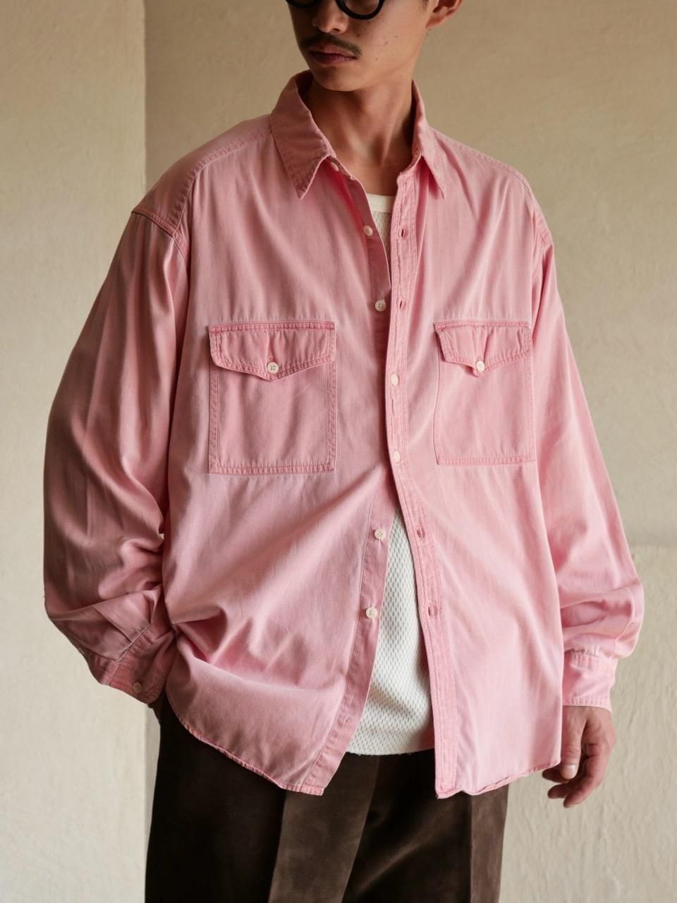 1990's GAP PinkPink Pique Loose Fit Shirt 
