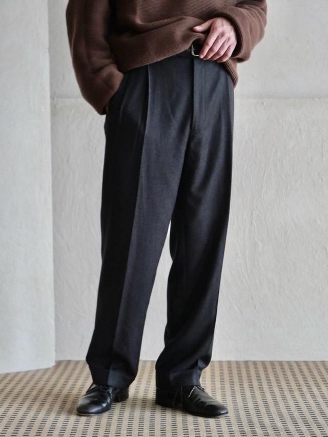 1990s Zanella Charcoal Wool Trousers