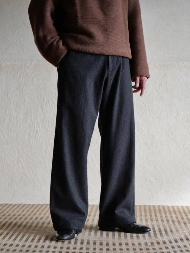 00s Banana Republic Charcoal Wool Trousers