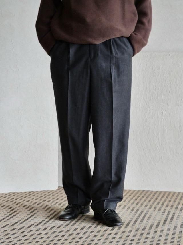 00s Eddie Bauer Charcoal Wool Trousers