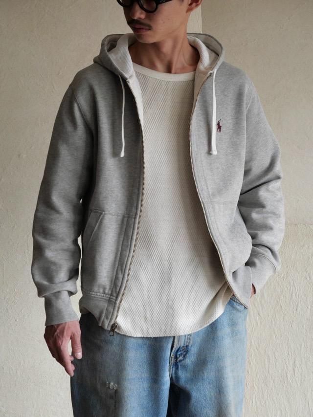 1990s Ralph Lauren Zip-up HoodieGray