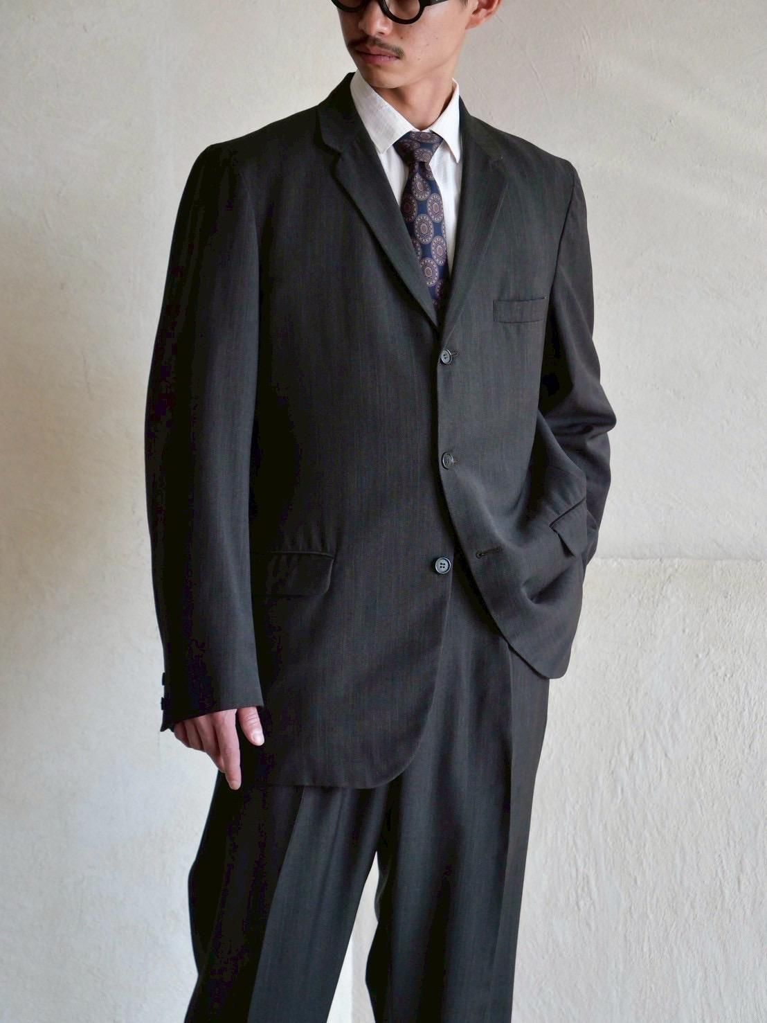 1963s Vintage Gimbels Stripe Wool Suit