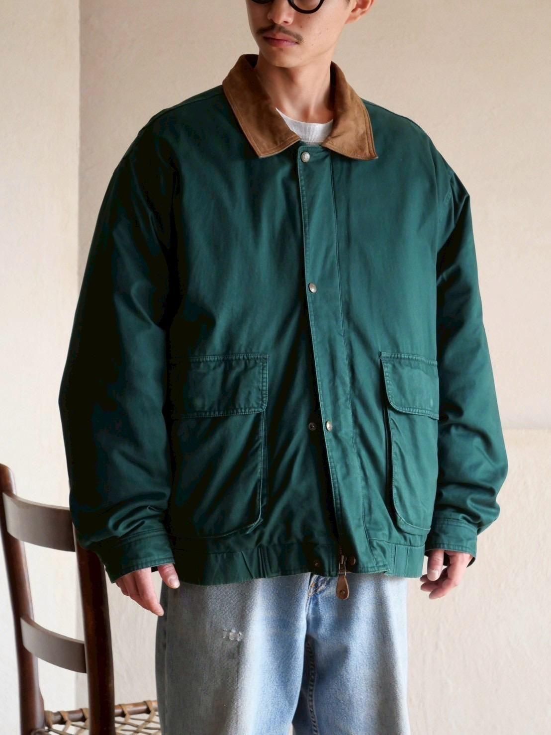 1990s Eddie Bauer Cotton Twill Down Jacket