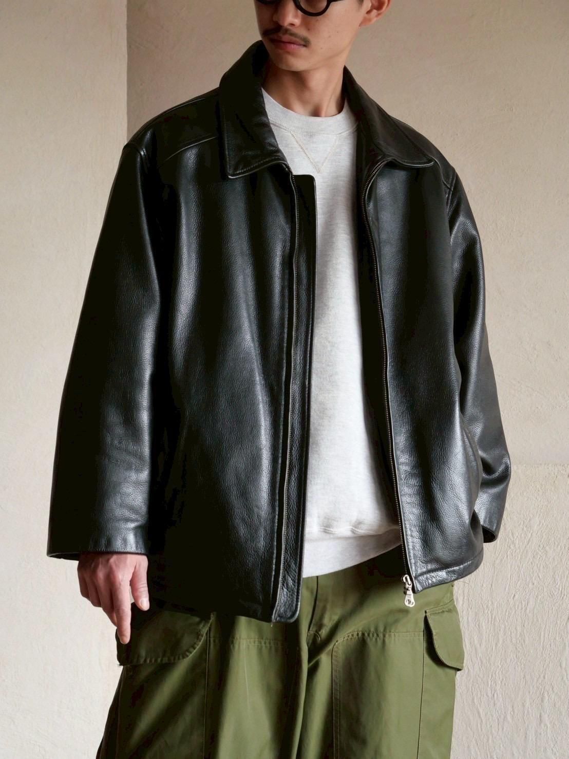 00's DANIER Leather Zip-up Blouson